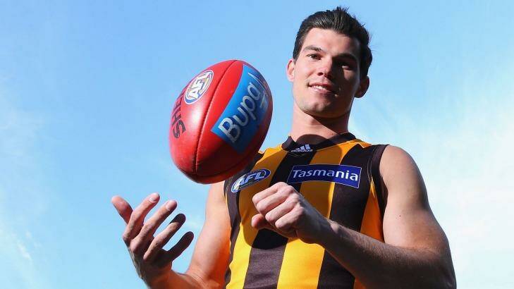 Jaeger O'Meara's route to the Hawks was a complicated one. Photo: Michael Dodge