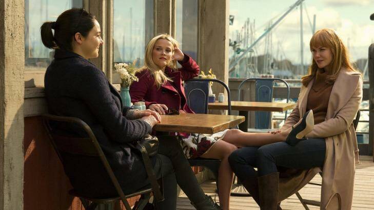 Reece Witherspoon and Nicole Kidman in <i>Big Little Lies</i>. Photo: Showcase