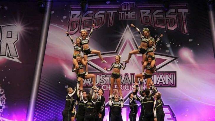 Competitors at the Australian All Star Cheerleading Federation national finals on the Gold Coast in November