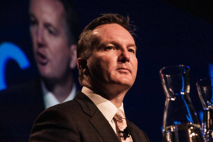 MELBOURNE, AUSTRALIA - JULY 21: Shadown Treasurer Chris Bowen is seen speaking at the FSC Leaders Summit on July 21, 2016 in Melbourne, Australia. (Photo by Josh Robenstone/Fairfax Media). The Financial Services Council