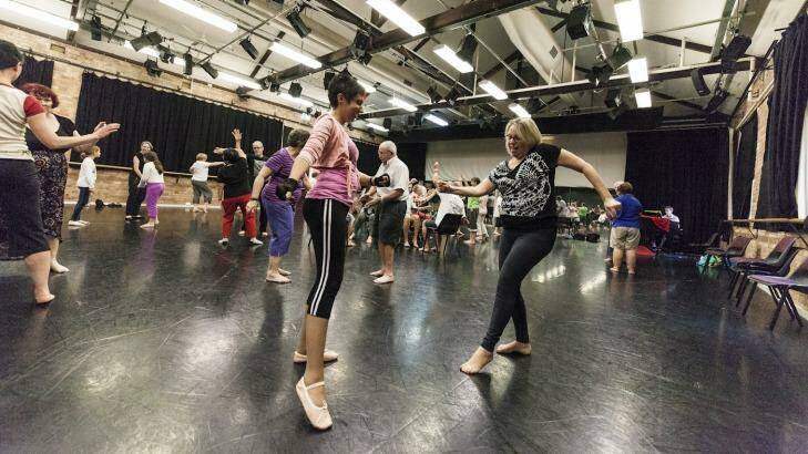 The dancing program is hoped to help prevent people with Parkinson's disease falling while walking. Photo: Christian Tiger