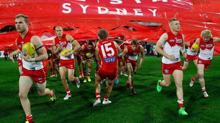Set for a fight: The Sydney Swans have vowed to fight the restrictions on trade. Photo: AFL Media/Getty Images