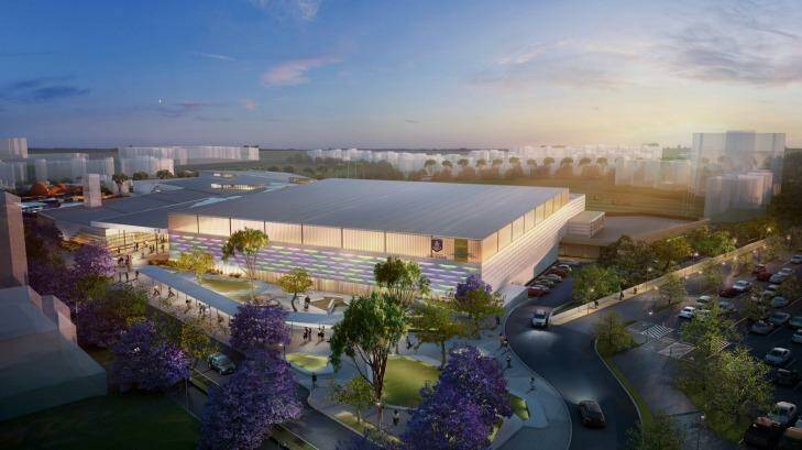 An artist's impression of the $109 million facility in the City of Cockburn.  Photo: Supplied