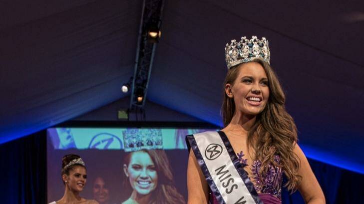 Miss World Australia 2014 winner Courtney Thorpe. Photo: Supplied