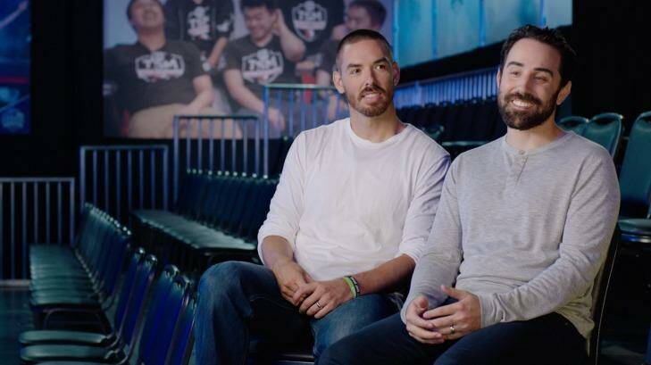 Riot Games co-founders Marc Merrill and Brandon Beck. Photo: Supplied