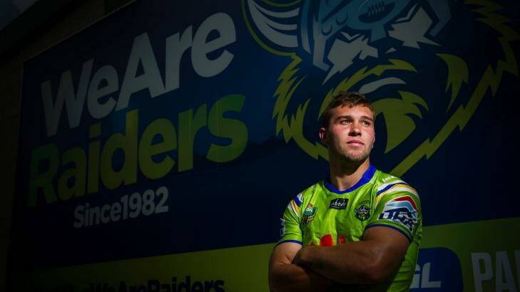 Canberra Raiders halfback Mitch Cornish is preparing for the biggest test of his career against Shaun Johnson on Sunday.  Photo: Rohan Thomson