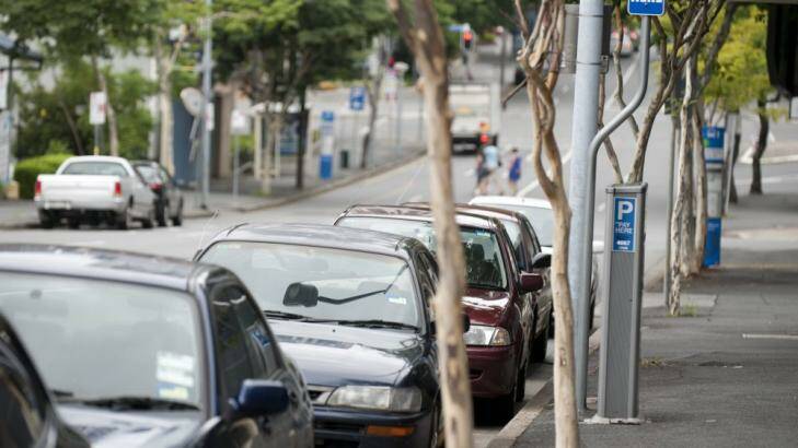 Brisbane City Council is looking at parking systems around the world as part of its review, says Cr Adrian Schrinner. Photo: Harrison Saragossi