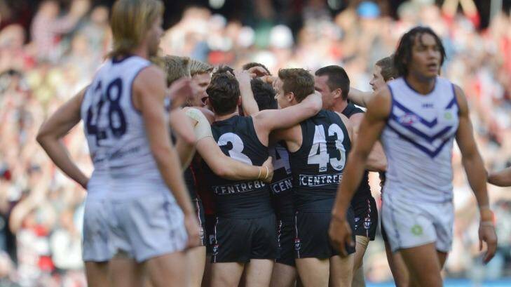 The Dockers fielded a significantly weaker side that day. Photo: Joe Armao
