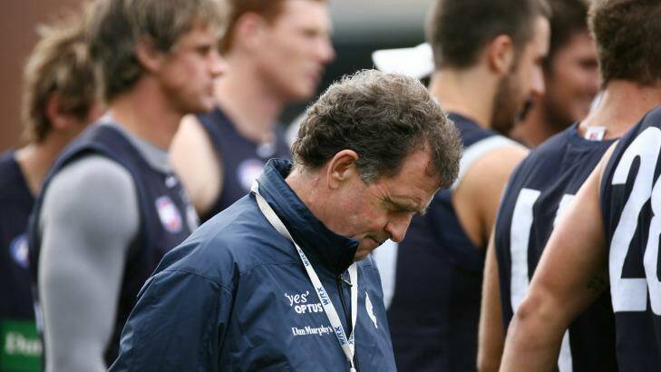 Former Carlton coach Dennis  Pagan thinks Carlton's management style has not improved since it sacked him in 2007. Photo: Vince Caligiuri