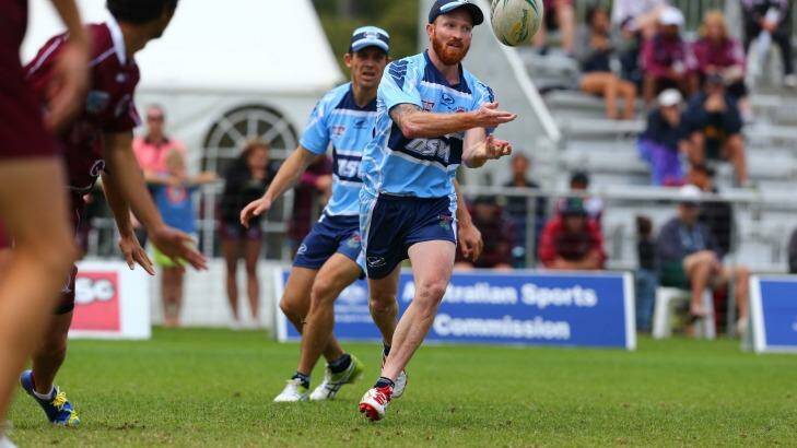 Matt Moylan's older brother Ben is a touch football star and represented NSW in Touch State of Origin in 2014. Photo: Supplied