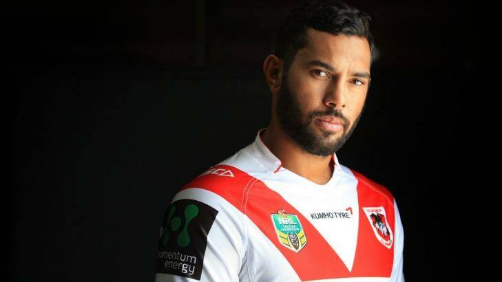 New Rabbitoh: Dane Nielsen during his playing career at St George Illawarra.  Photo: James Alcock
