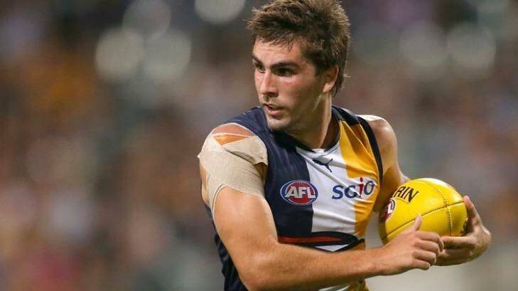 West Coast midfielder Andrew Gaff is averaging nearly 30 possessions a game. Photo: Paul Kane 
