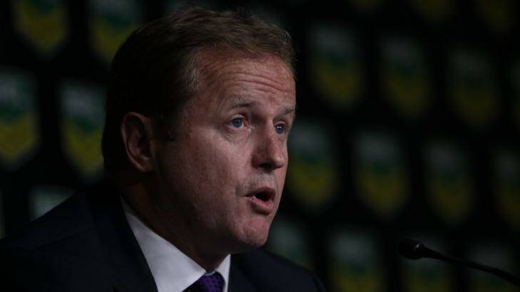 Scapegoat: Former NRL chief Dave Smith. Photo: Anthony Johnson