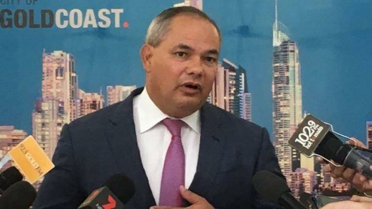 No: Gold Coast mayor Tom Tate says Gold Coast will concentrate on the 2018 Commonwealth Games and not provide money to a 2028 Olympics bid feasibility study. Photo: Supplied