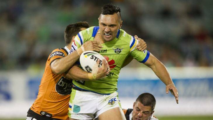 Jordan Rapana is building a case for New Zealand Test selection.  Photo: Rohan Thomson