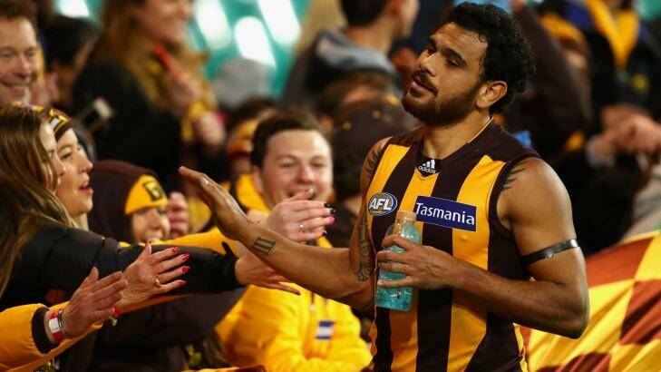 Contract extension: Cyril Rioli has re-committed to the Hawks Photo: Cameron Spencer/Getty Images