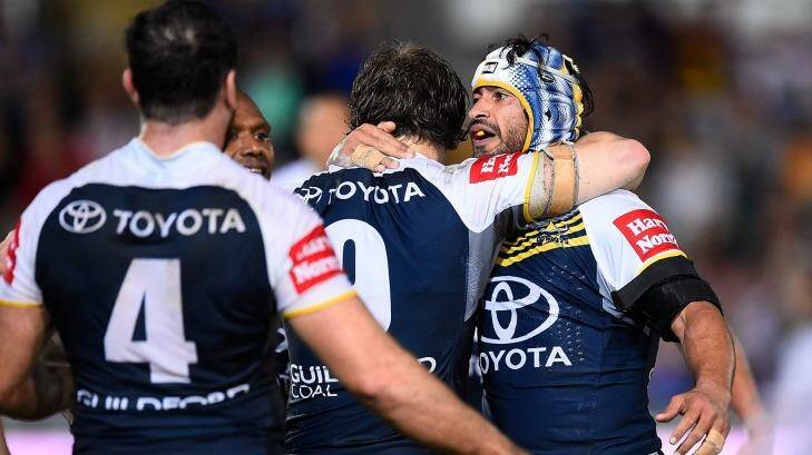 Dark horses: The North Queensland Cowboys are likely to be there when the whips are cracking. Photo: Getty Images 
