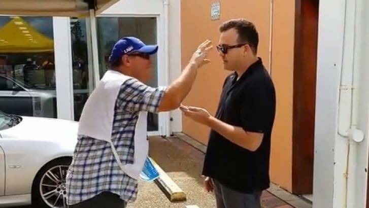 LNP MP Ray Stevens grabbed attention with his dance moves in the third week of the election campaign. Photo: YouTube