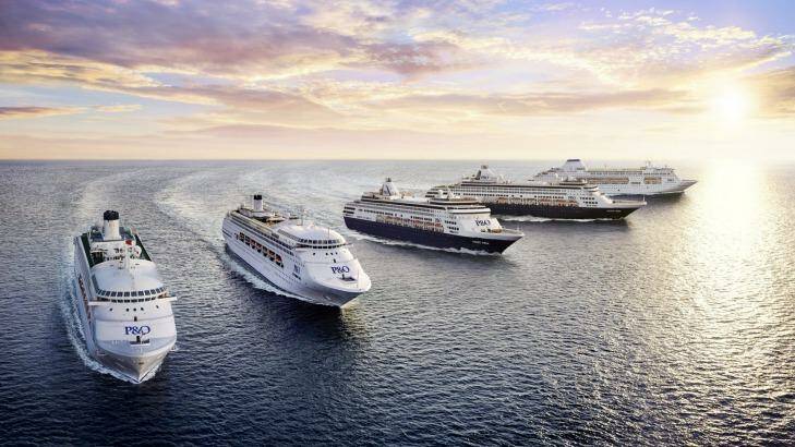 P&O Cruises' five ship fleet.
