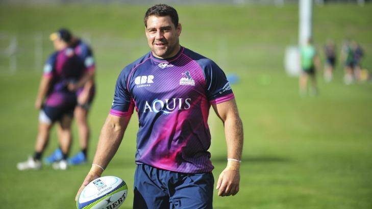 Josh Mann-Rea will replace Stephen Moore in the Brumbies starting team against the Highlanders. Photo: Chris Dutton