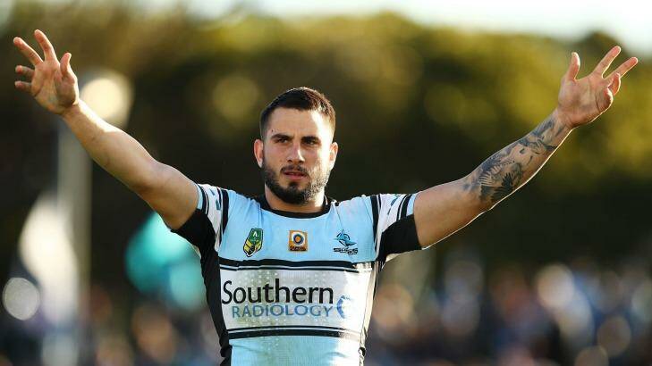 Off-contract after 2017: Cronulla's Jack Bird. Photo: Brendon Thorne