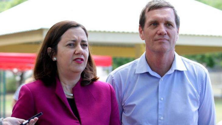 Dr Anthony Lynham and opposition leader Annastacia Palaszczuk have copped a blast from Premier Campbell Newman. Photo: Michelle Smith