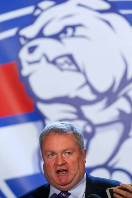 Western Bulldogs president Peter Gordon. Photo: Eddie Jim 