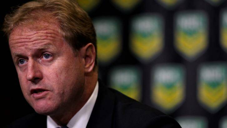 Entrenched: NRL CEO Dave Smith is in a battle between the four football codes for market share. Photo: Edwina Pickles