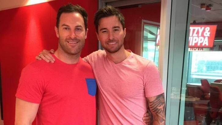 Sasha's red T-shirt that gave it all away. Photo: Fitzy & Wippa via Twitter