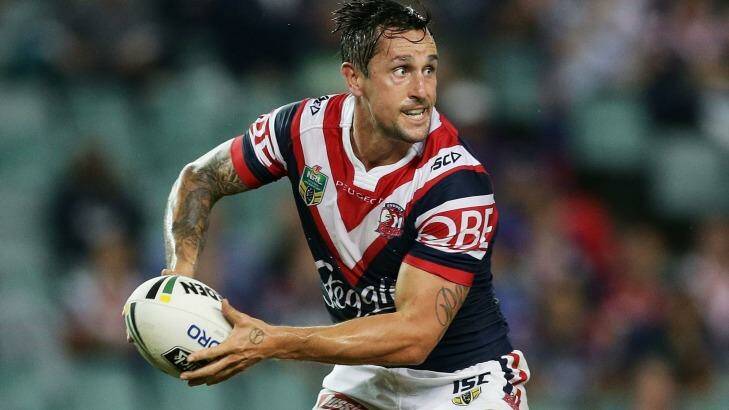 Rooster booster: Mitchell Pearce is expected to be named by the Roosters for their game on Thursday night. Photo: Mark Metcalfe