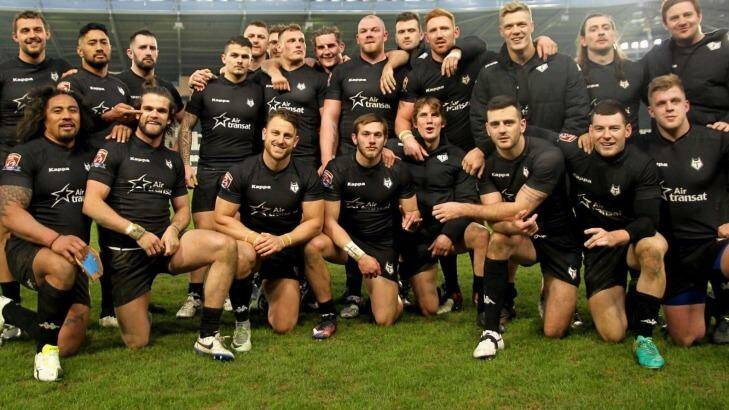 Making history: The RFL have taken the bold decision to include a team from Canada in the third tier this year. Photo: Toronto Wolfpack