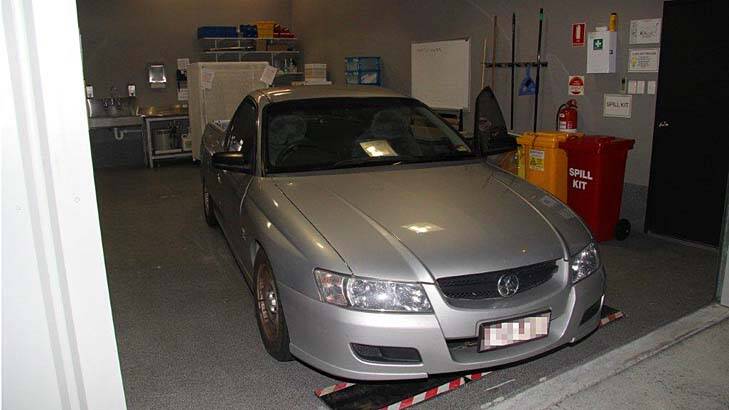 The seized ute. Photo: Supplied