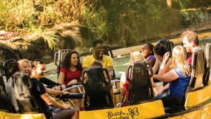Busch Gardens, in Tampa Bay, temporarily closed its Congo River Rapids ride in the wake of the Dreamworld tragedy. Photo: Supplied