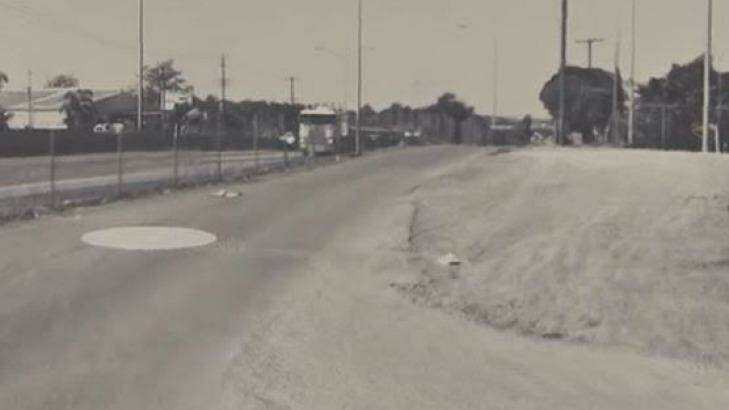 Sharron Phillips' car ran out of fuel on Ipswich Road in 1986. Photo: Supplied