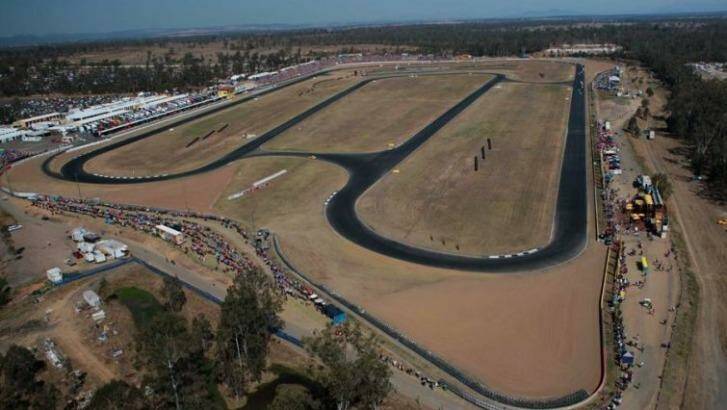 Queensland Raceway's track at Willowbank. Photo: Queensland Raceway
