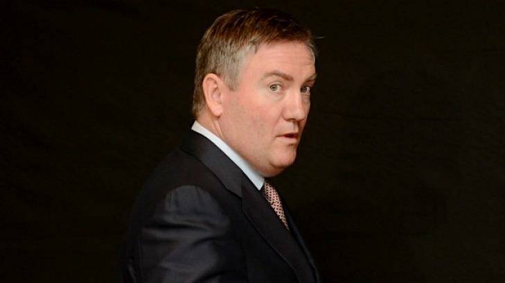Eddie McGuire might just blow up if the Magpies lose to the Dees on Sunday. Photo: Pat Scala