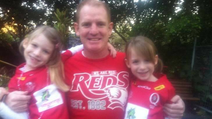 Michael Watter with Isabella and Bronte. Photo: Supplied