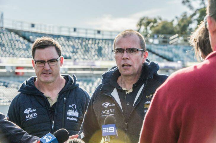 Brumbies CEO Michael Thomson speaks about Dan McKellars appointment as head coach for 2018.
Brumbies captains run (02/06/17) Photo by Karleen Minney