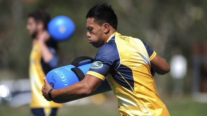 New deal: Brumbies outside back Christian Lealiifano has signed with the team for two more years.  Photo: Graham Tidy