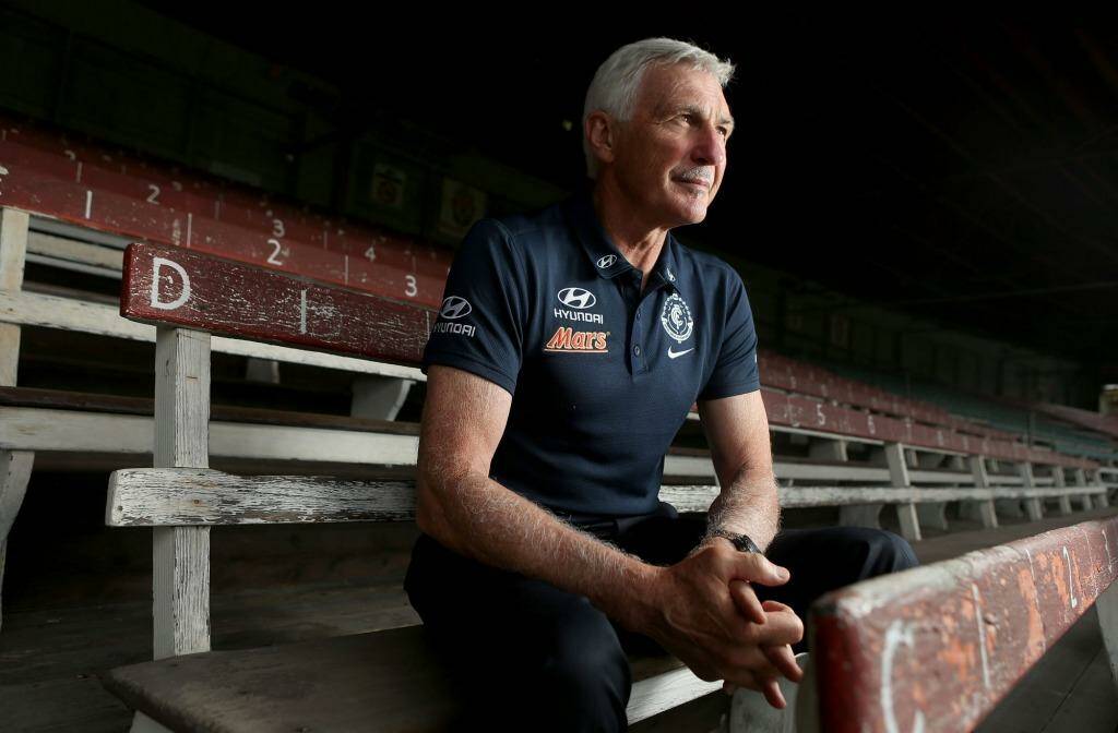 Mick Malthouse: 'I'm still not satisfied one little bit with my career'. Photo: Patrick Scala/Getty Images