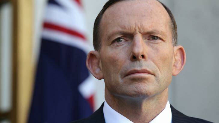 "It's the world's fight because ISIL has declared war on the world": Prime Minister Tony Abbott. Photo: Alex Ellinghausen