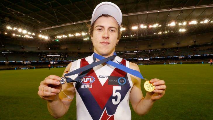Andrew McGrath was best on ground in TAC Cup Grand Final in Sandringham Dragons premiership win. Photo: AFL Media/Getty Images