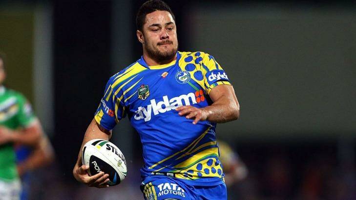 'I'd go back to Parra': Jarryd Hayne during his playing days with the Eels. Photo: Renee McKay
