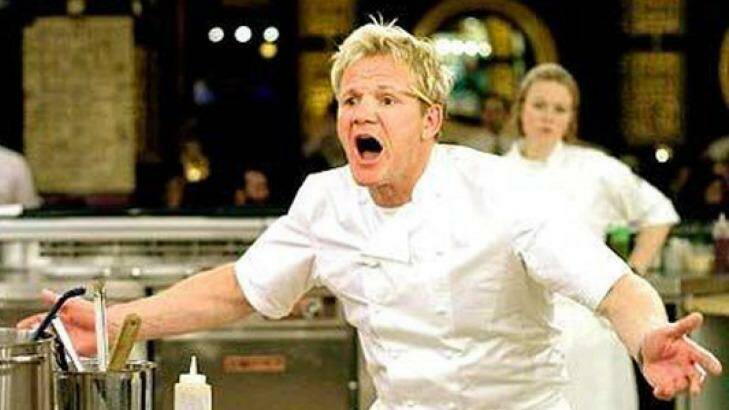 Oh great, another two hours of Gordon Ramsay yelling at kitchenhands.