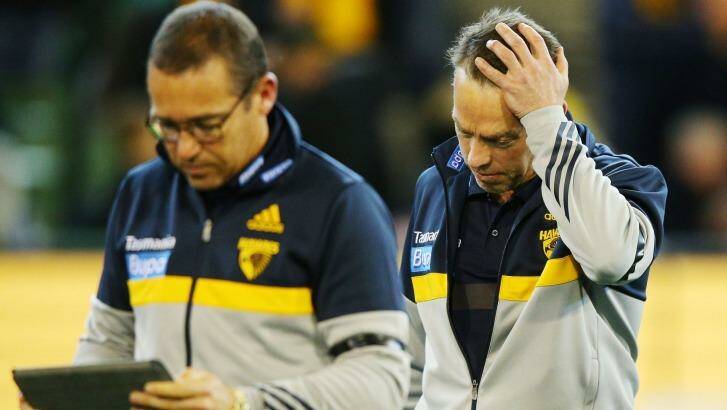Alastair Clarkson had much to ponder on Friday night. Photo: AFL Media/Getty Images
