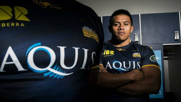 Brumbies prop Allan Alaalatoa was invited into Wallabies camp as he edges closer to a Test debut Photo: Rohan Thomson