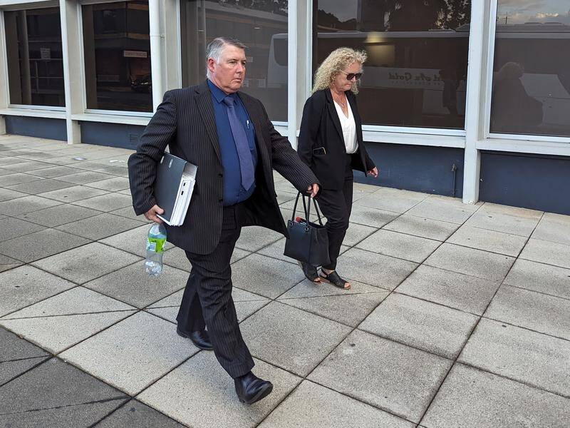 Glen Coleman denies raping a teenager in a police station. (Miklos Bolza/AAP PHOTOS)
