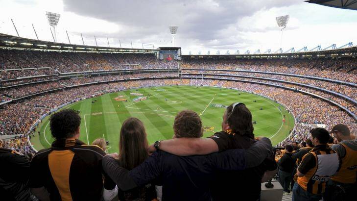 It is almost certain that all finals hosted in Melbourne will be at the MCG. Photo: Wayne Taylor