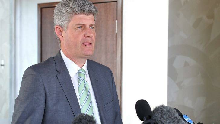 Minister for Transport Stirling Hinchliffe would not back the job security of Queensland Rail's chief executive. Photo: Bradley Kanaris