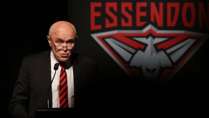 Paul Little says Essendon must now "regenerate the list" as it aspires to be "the most respected, inclusive and successful" football club in Australia. Photo: Paul Jeffers